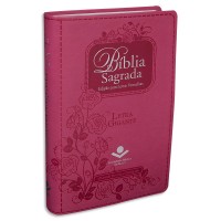 Bíblia Feminina Letra Gigante RC capa Pink