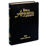 Biblia De Estudo Apologética | Ampliada Rc Com Apócrifos - Luxo Preta 9788580640632