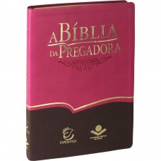 A Bíblia da Pregadora Rosa Com Marrom Ra - Sbb 7899938404362