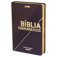 Bíblia Sagrada Nvi Letra Gigante - Marrom