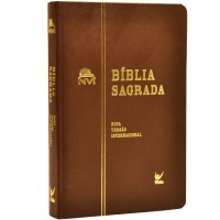 Bíblia NVI Média - Semi-Luxo Marrom