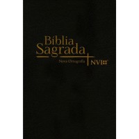 Bíblia Sagrada NVI - Nova Ortografia - Semi Luxo Preta