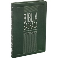 Bíblia Slim com Harpa Cristã - RC - Verde Luxo - 7899938401446
