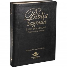 Bíblia RA Letra Extragigante C/ Índice - RA - Luxo Preta - 7899938400562