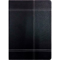 Bíblia Thompson AEC – capa couro preto e cinza - Media