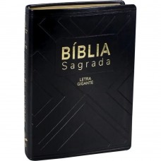 Bíblia Sagrada - Letra Gigante - NAA - Capa Luxo Preta - C/ Índice - 7899938412909