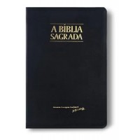 Bíblia Sagrada Slim Acf Pequena - Preta Luxo com indice - letra media - 7898572202143