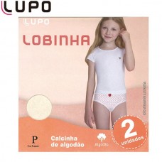 Lupo-211 Kit 2 Calcinhas Infantil