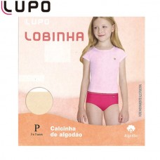 Lupo-308 Kit 2 Calcinhas Infantil