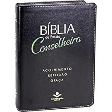 Bíblia de Estudo Conselheira - Capa couro sintético: Nova Almeida Atualizada - NAA - 7899938415740