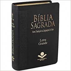 Bíblia Sagrada Letra Grande - Couro sintético Preto: Nova Tradução na Linguagem de Hoje - NTLH - 7899938405550