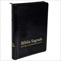 Bíblia Sagrada Letra Supergigante com índice e zíper: Nova Almeida Atualizada (NAA) com Letras Vermelhas - 7899938412213
