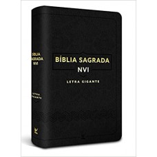 Bíblia Sagrada - N V I - Capa Luxo - Letra Gigante - Cor Preta - Vida - 9788000003887