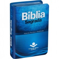 Bíblia Sagrada Edição de Bolso - capa azul - RA
