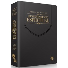Bíblia de estudo despertamento espiritual - Preta - Central Gospel