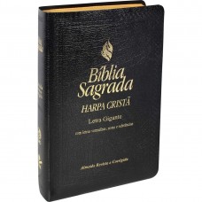 Bíblia Sagrada e Harpa Cristã , com formato mais compacto, esta edição da Bíblia Sagrada possui letras gigantes.