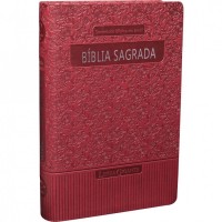 Bíblia Sagrada Letra Gigante RA com indice Vermelha - 7898521811129