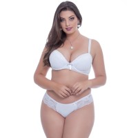 CONJUNTO 1/2 TAÇA MICROFIBRA E RENDA CRIATIVA - l25 - 310141 CONJUNTO 1/2 TAÇA MICROFIBRA E RENDA CRIATIVA - l25 - 310141