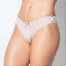 Calcinha em microlight lisa ou estampada com lacinho em cetim B84 Calcinha em microlight lisa ou estampada com lacinho em cetim B84