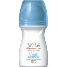 Skala - Desodorante Roll-On - Proteinas do Leite - Ação prolongada - 60ml - sem alcool