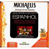 Box Dicionario MICHAELIS ESCOLAR ESPANHOL Com cd rom