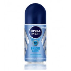 Nivea - Desodorante Roll-On Fresh Active - Para Homens - 50ML - Sensação refrescante