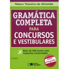 Gramática Completa Para Concursos e Vestibulares - Nilson Teixeira de Almeida - Edicao livro de bolso
