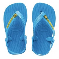 Havaianas Baby Brasil Logo Turquesa