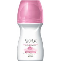 Skala Desodorante Roll-On - Leite de Arroz e Rosas - Sem alcool - 60ml 